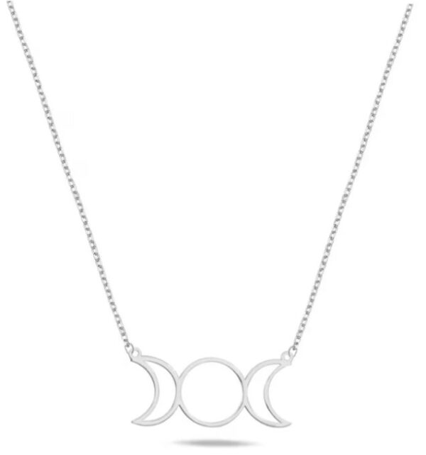 Lunar Necklace Silver