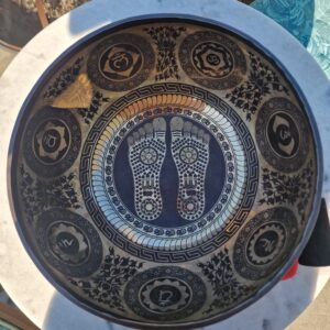 Feet of Buddha Tibetan Sound / Singing Bowl 12"